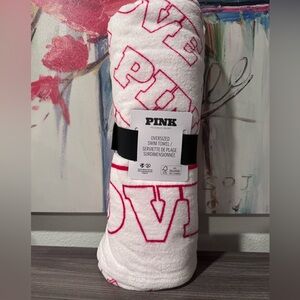 Beach Towel Pink Victoria’s Secret